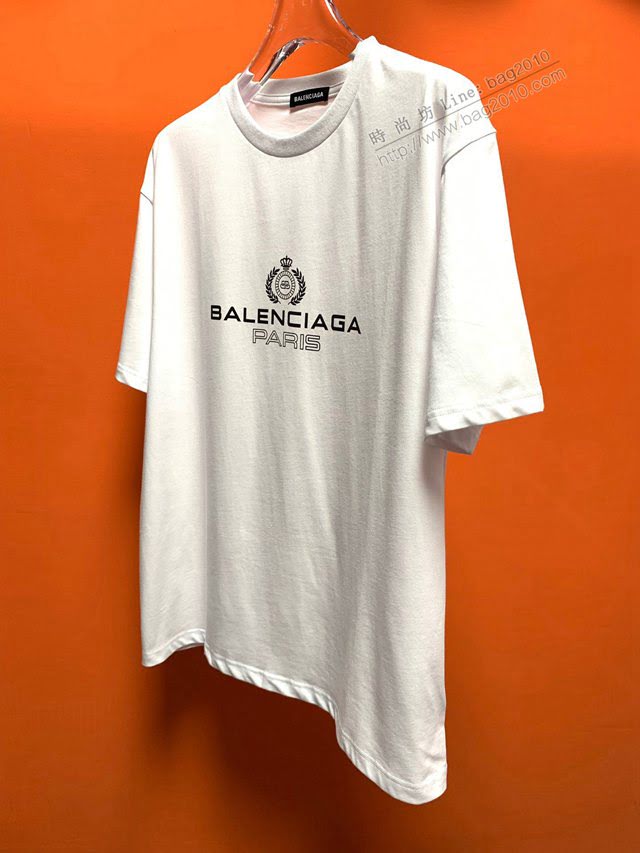 Balenciaga男T恤 2020新款 頂級版本 OS寬鬆版型 巴黎世家男短袖衣  tzy2441